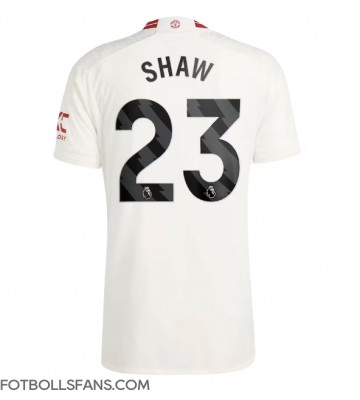 Manchester United Luke Shaw #23 Replika Tredje Tröja 2023-24 Kortärmad